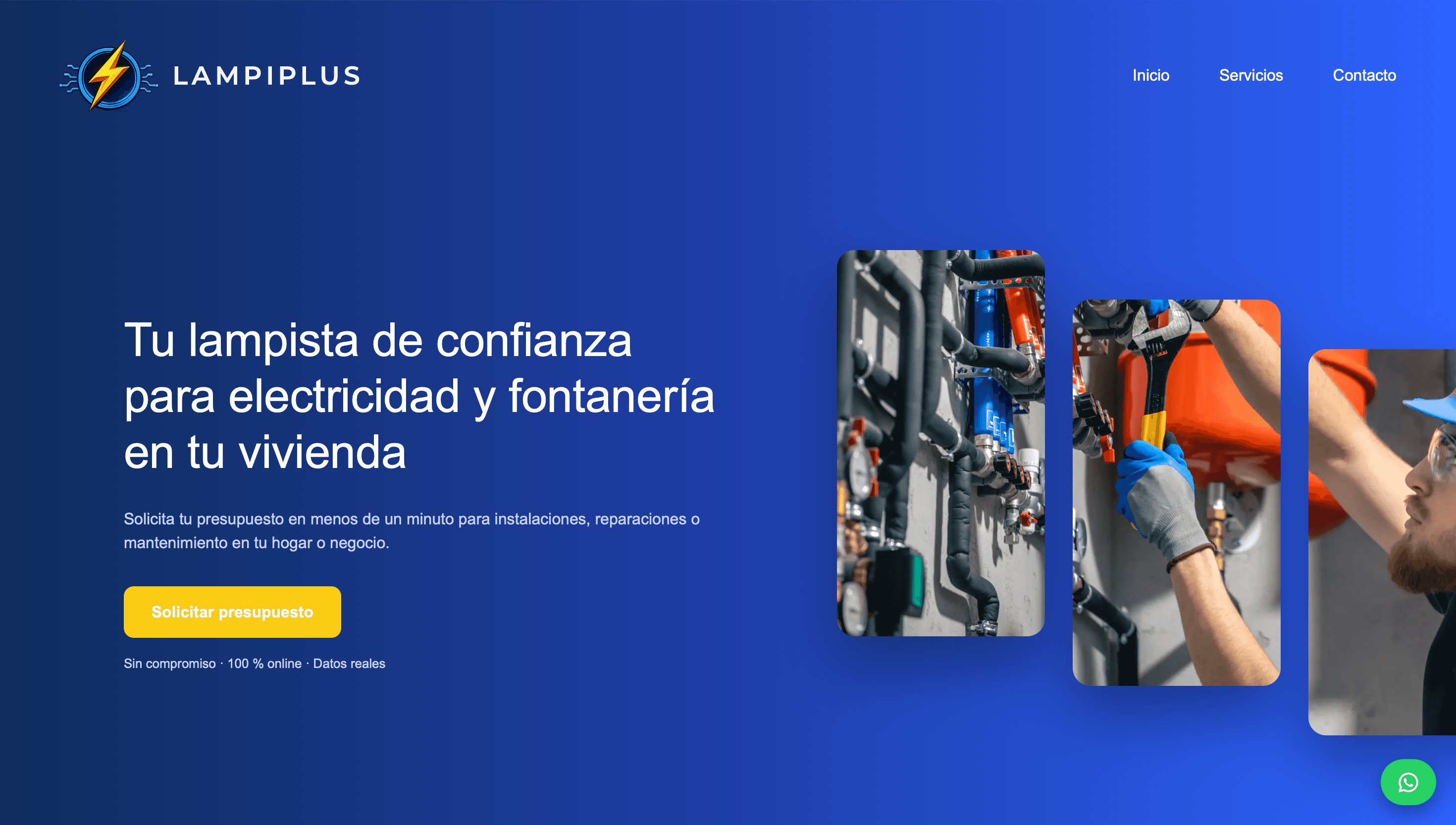 Vista previa del proyecto Lampiplus Solutions